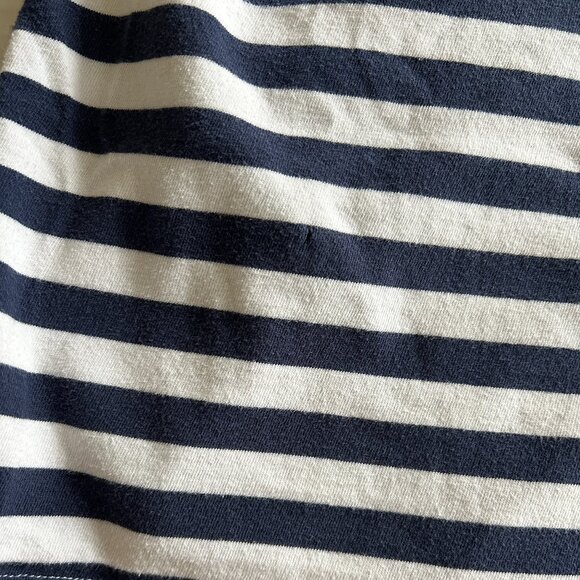 Synergy Organic Clothing Striped Courtney Skirt Ladies Large White Navy Blue - Picture 4 of 12